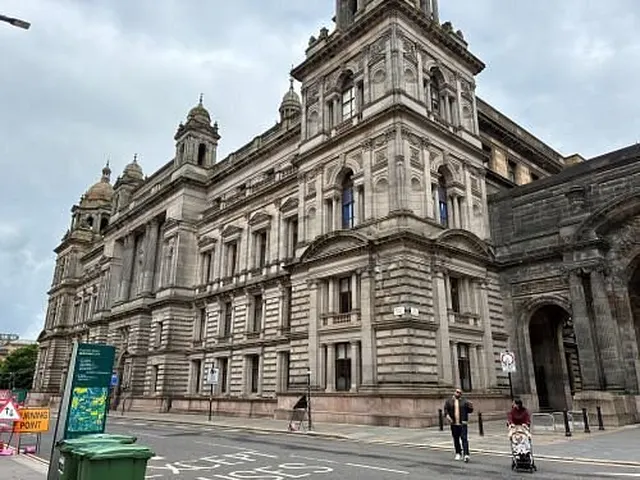 The Glasgow City Chambers on George Square