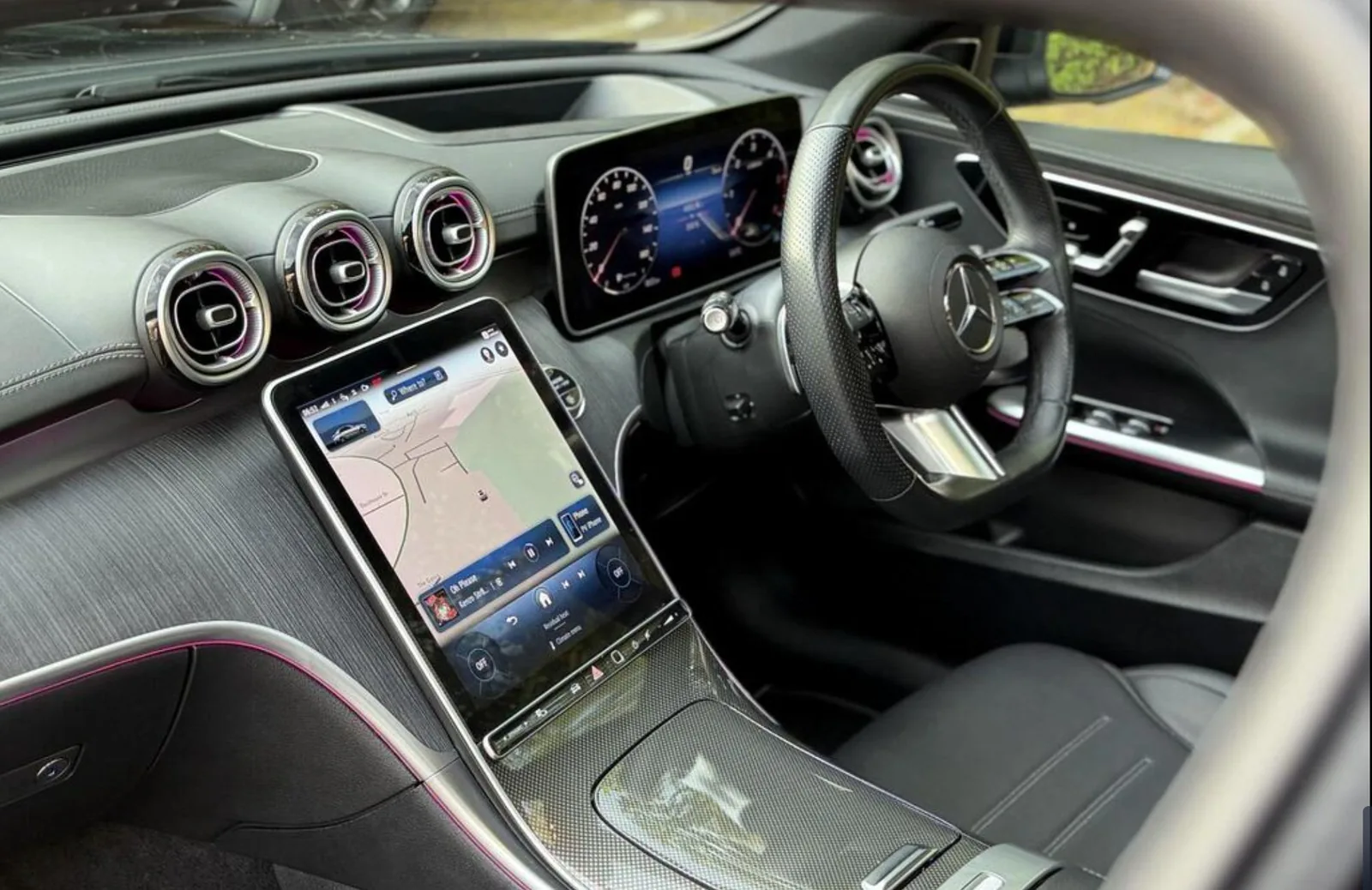 C-Class rear passenger seats
