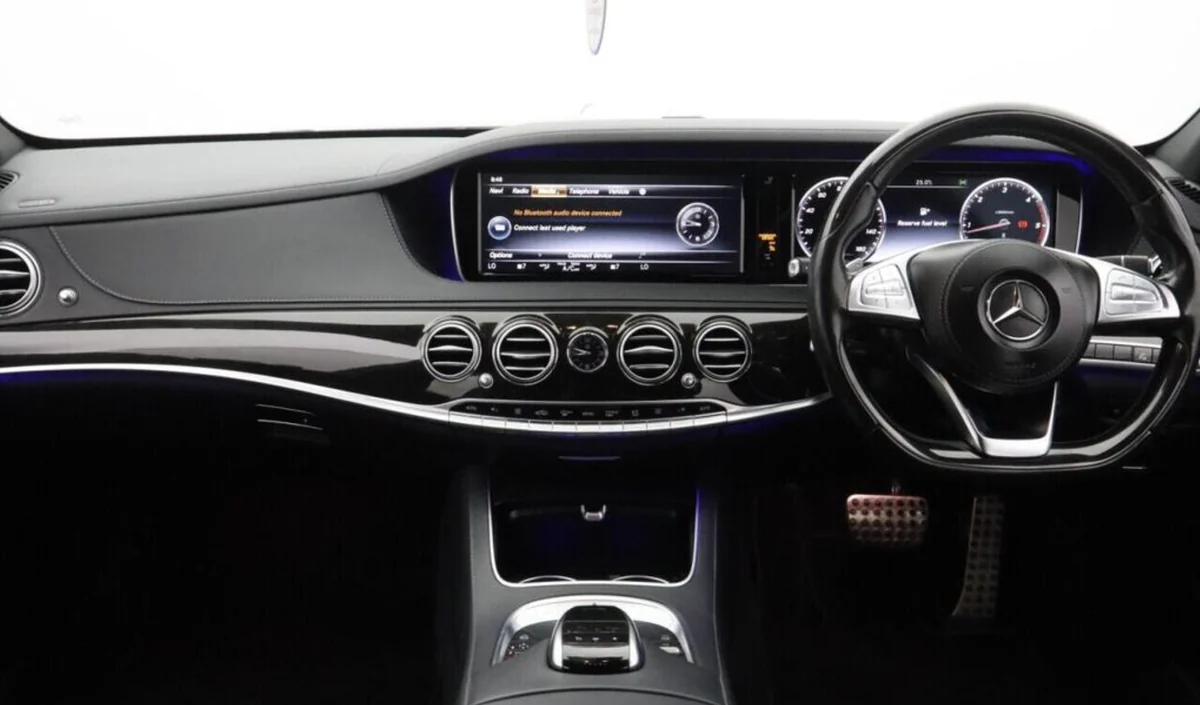 Mercedes-Benz S-Class dashboard and cockpit with digital displays