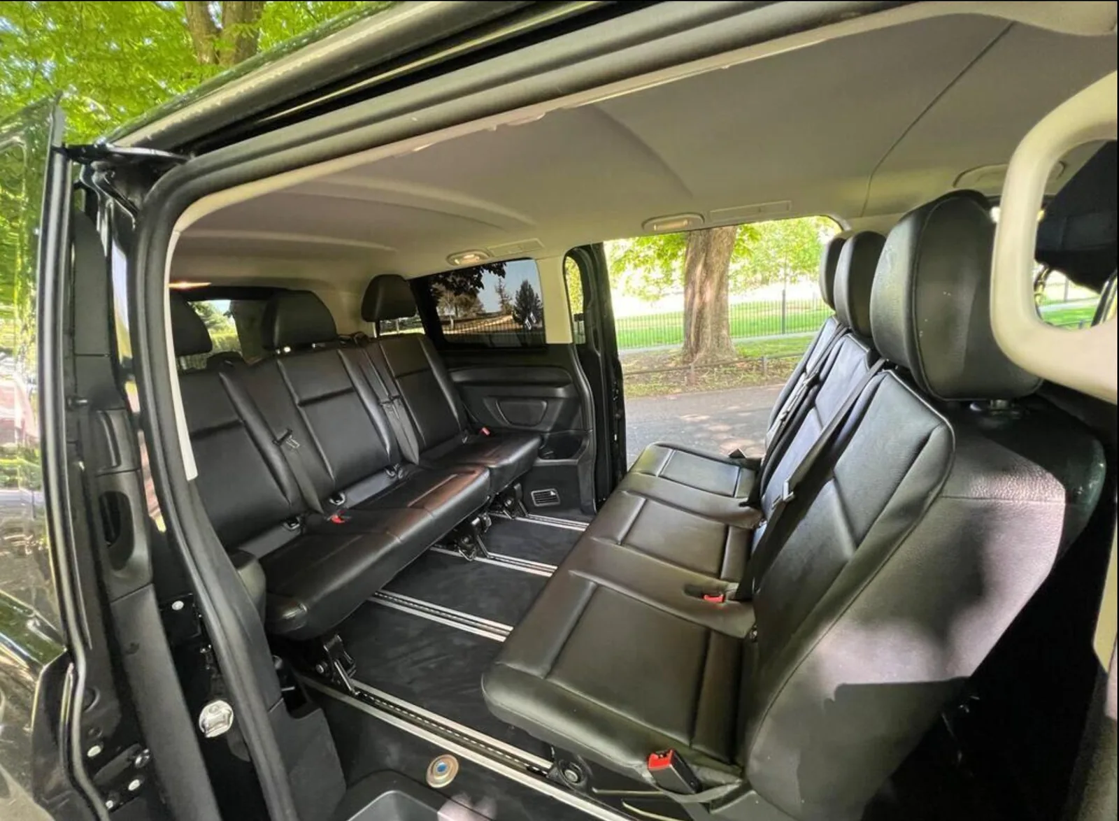 Vito cabin interior, wide view showing layout