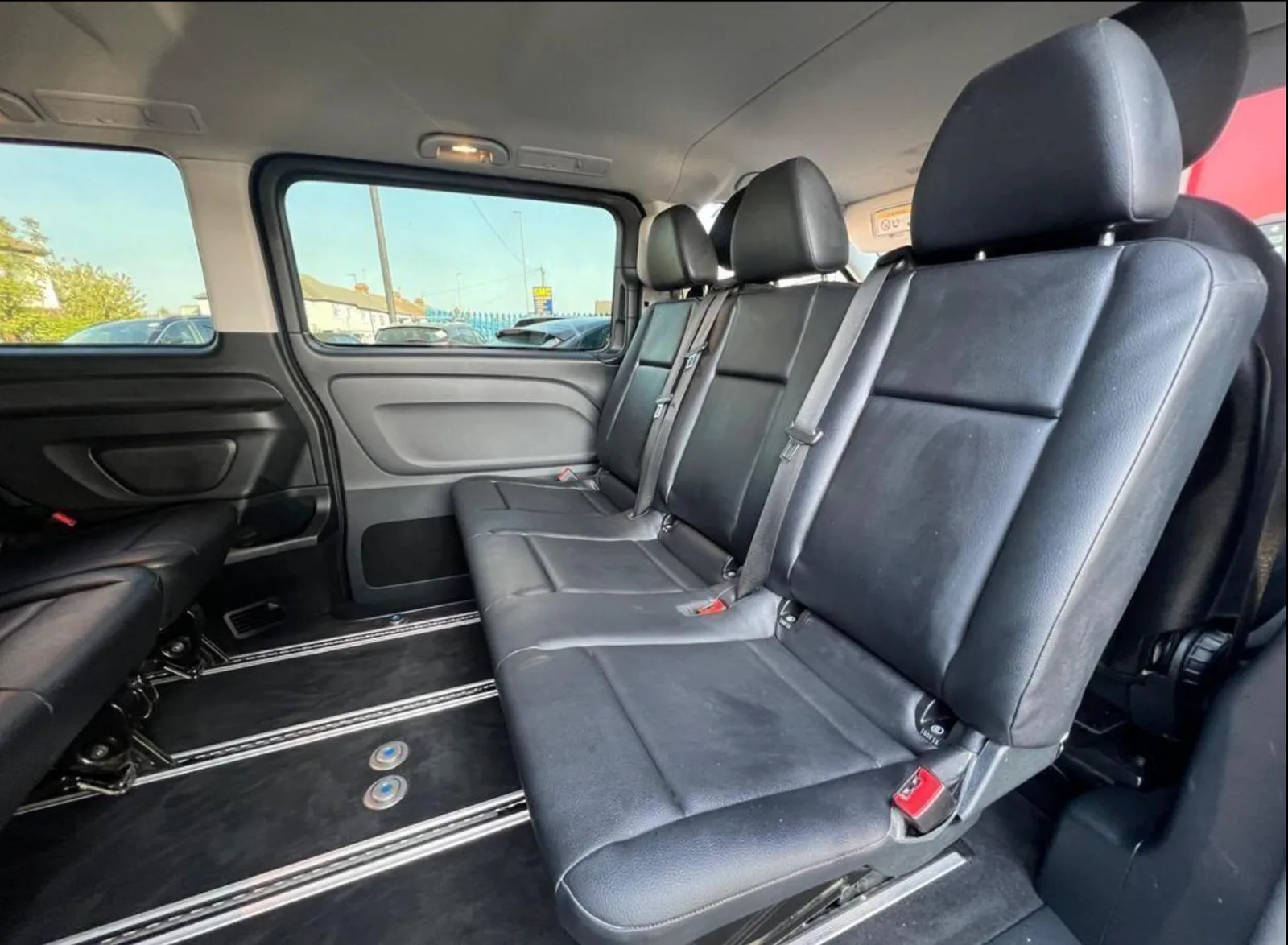 Vito rear bench seating for three passengers