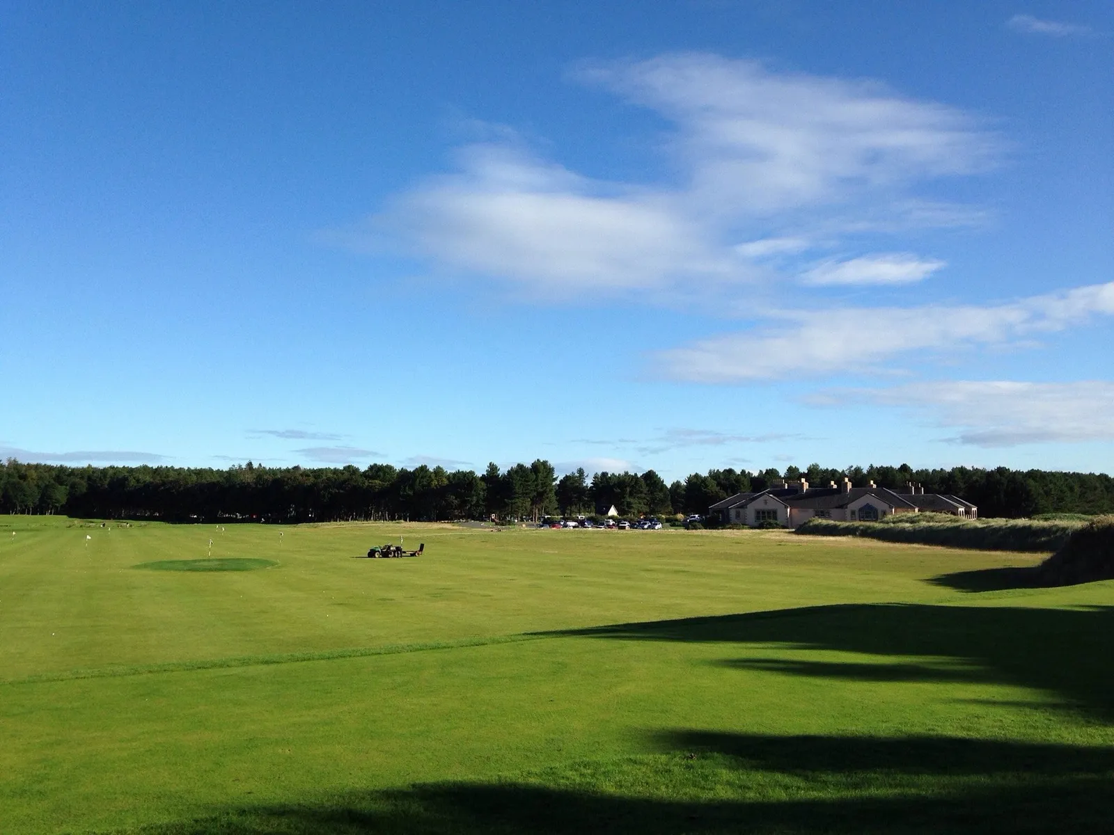 Archerfield Links clubhouse and practice ground, East Lothian