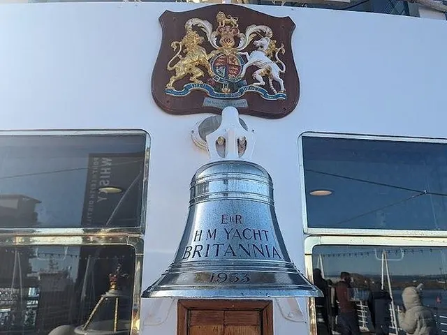 The ship's bell on the Royal Yacht Britannia