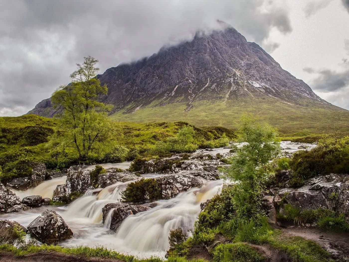 Buachaille Etive M&ograve;r mountain in Glencoe, Scotland