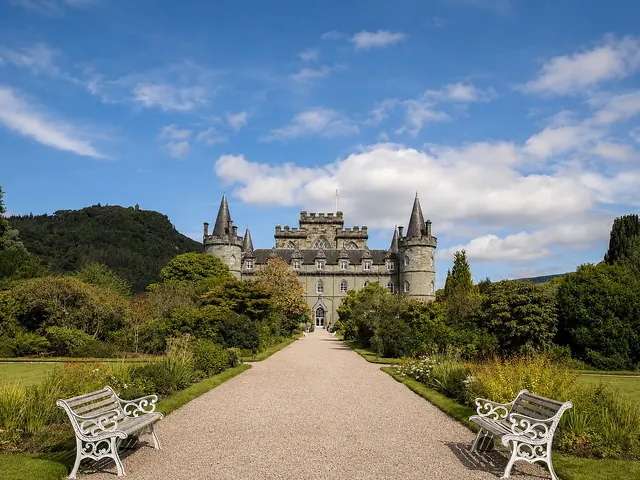 Inveraray Castle from the gardens