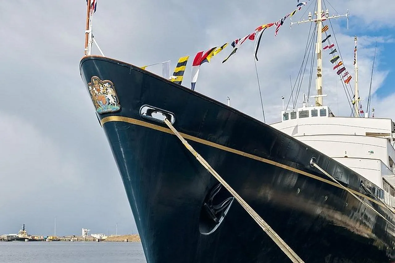 The Royal Yacht Britannia at Ocean Terminal, Leith