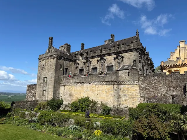 The Royal Palace and Queen Anne Garden at Stirling Castle