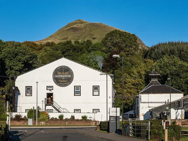 Glengoyne Distillery below Dumgoyne hill